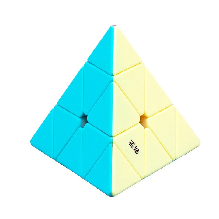 Cube Magic 3x3x3, QiYi Qi Ming Pyraminx Neon SpeedCube, без лепенки, 420 CUB