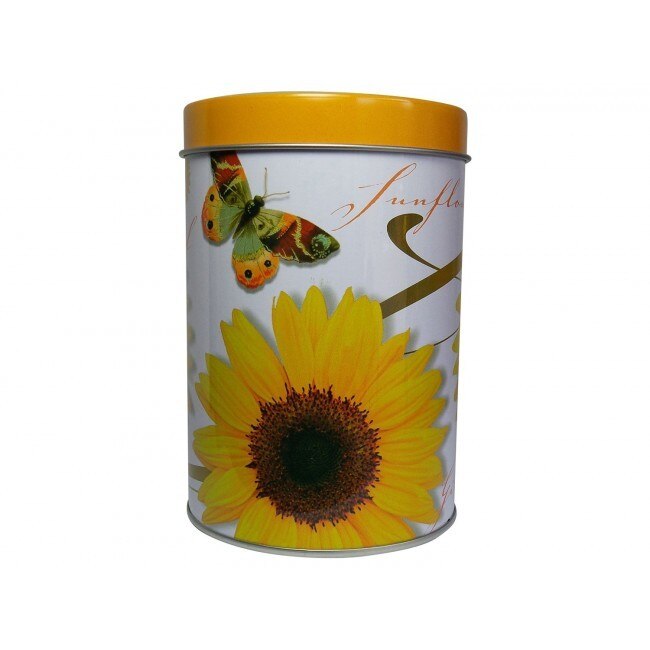 Cutie mare pentru Ceai colectia Floarea Soarelui si Fluturasi