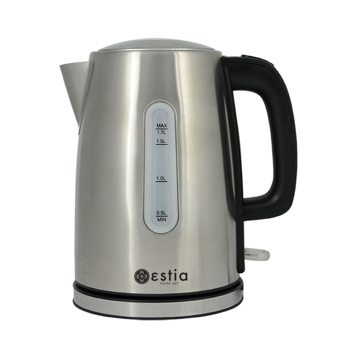 Fierbator, Estia, Infinity, 2200W, 1.7L, Ergonomic, Inox, Argintiu