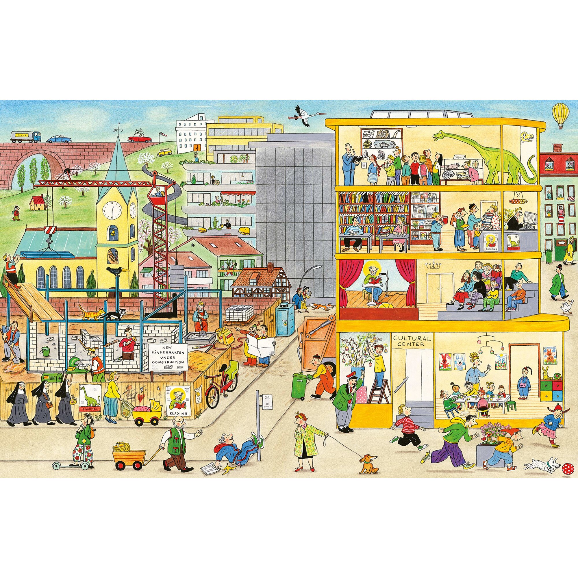 All Around Bustletown: Spring - Rotraut Susanne Berner - eMAG.ro