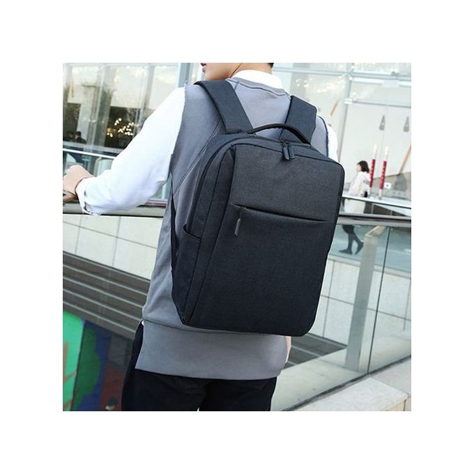 Rucsac laptop 15.6", smart casual, impermeabil, cu port USB, Escalate, 40x30x15 cm, Negru
