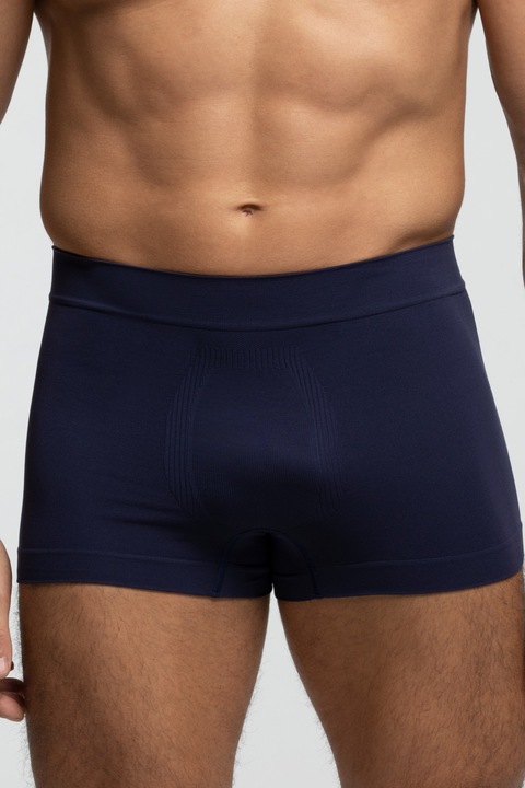 Boxeri din microfibra Pompea, Seamless, Albastru