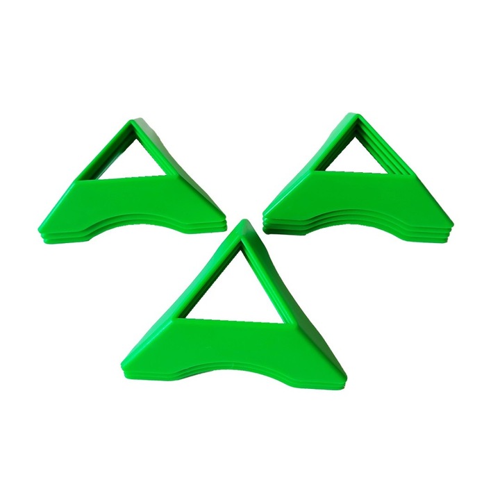 Комплект от 10 универсални опори за кубчета, всички марки и размери Magic Cube, Green, 435CUB