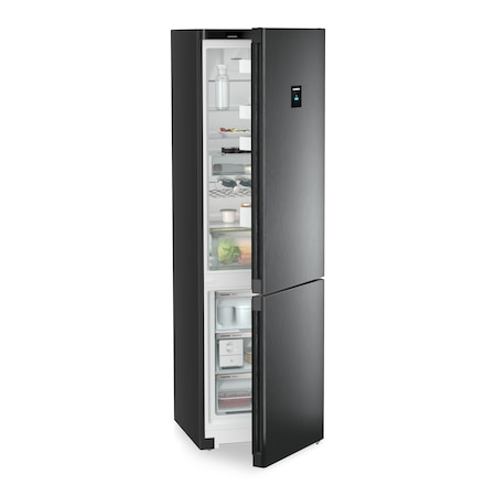 Combina frigorifica Liebherr CNbdc 5733 Plus, EasyFresh, NoFrost, 371 l, 201.5 сm, Clasa C, BlackSteel, BlackSteel/Negru