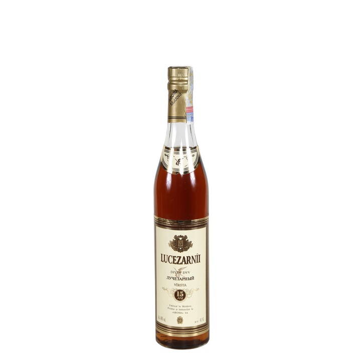 Cognac Divin Aroma Lucezarnii DVV 15 év, 0,5L, 40%