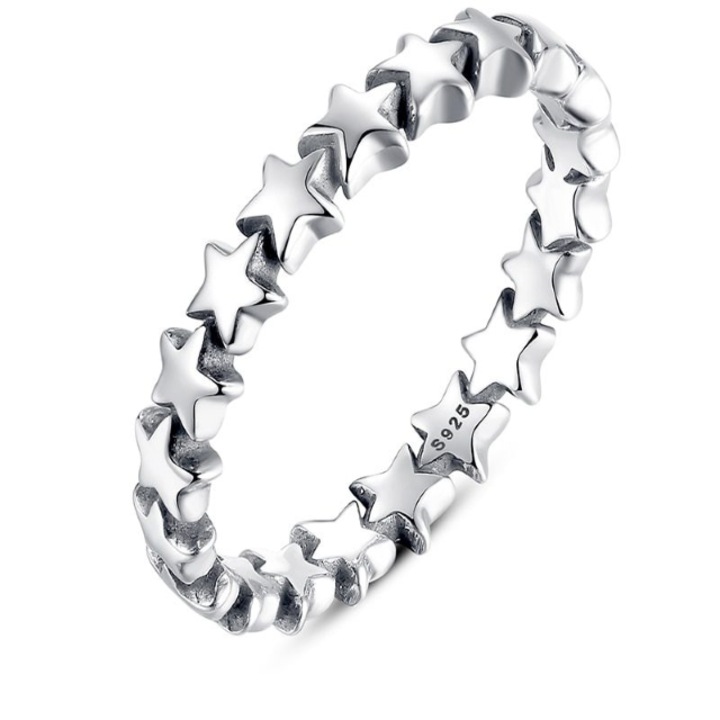 Inel Blinking Stars, din Argint