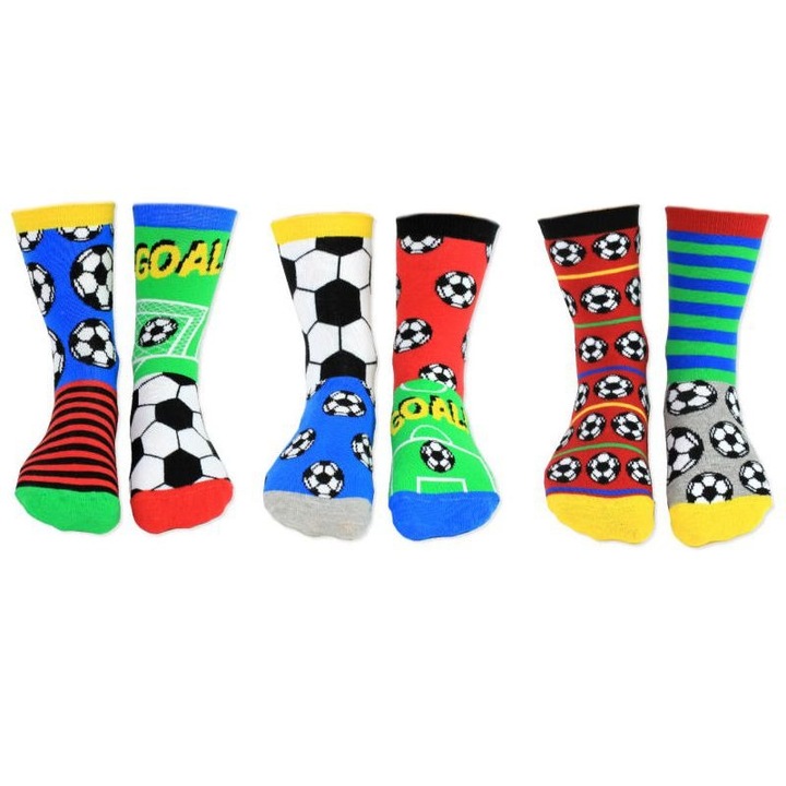 Комплект от 6 броя детски чорапи Kick it