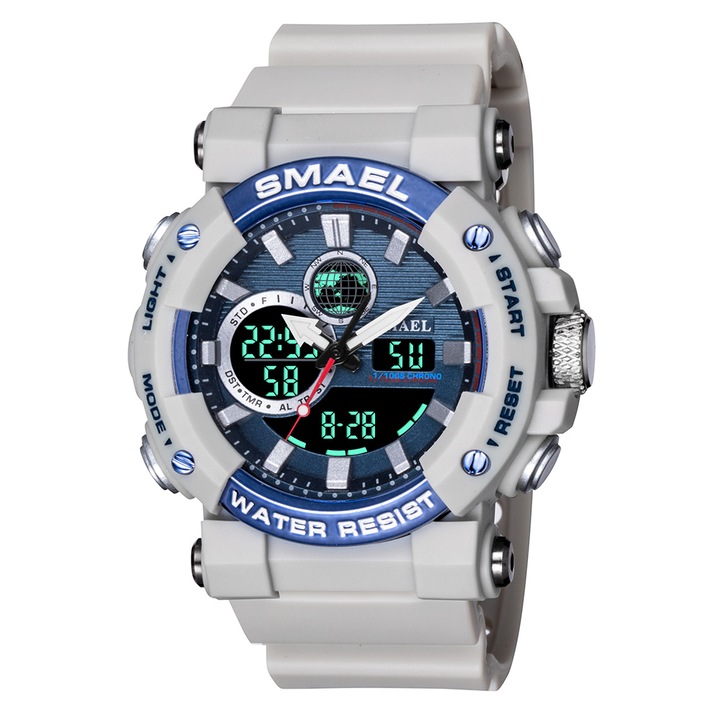 Мъжки часовник Smael Sport Casual Digital Analog Shock и водоустойчив