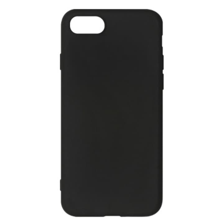 Силиконов калъф за Apple iPhone 7 / 8 / SE 2020, гъвкав TPU, Perfect Fit Slim, ултра защита, черен