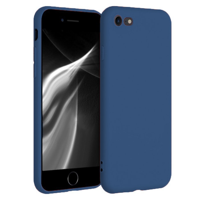 Силиконов калъф за Apple iPhone 7 / 8 / SE 2020, Гъвкав TPU, Perfect Fit Slim, Ultra Protection, Navy Blue