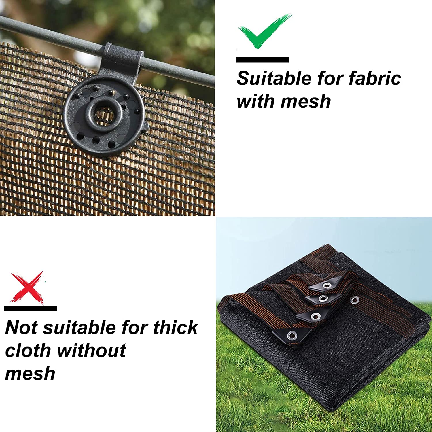 Set 100 cleme prindere, Plastic, Multifunctional, Negru - eMAG.ro