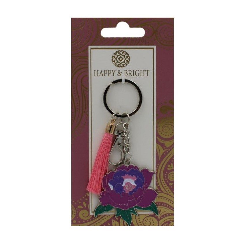Breloc Happy & Bright bujor roz - eMAG.ro
