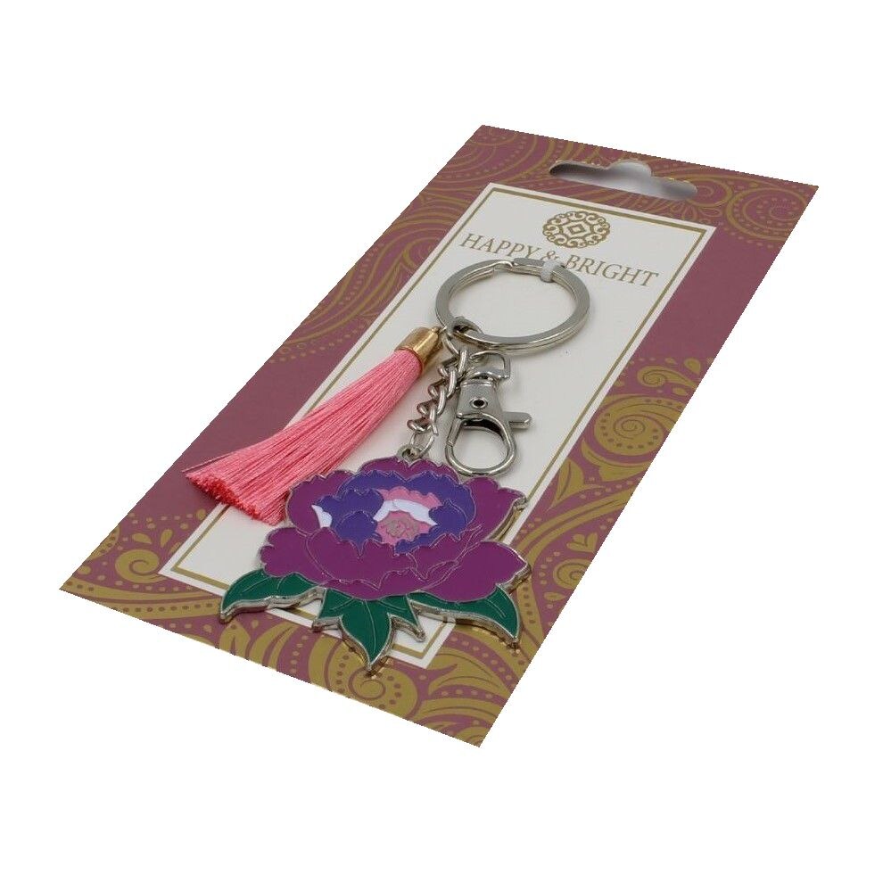 Breloc Happy & Bright bujor roz - eMAG.ro