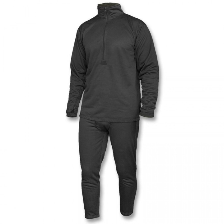 Термобельо Thermofleece Generation III Mil-Tec 200419, Черен, XL