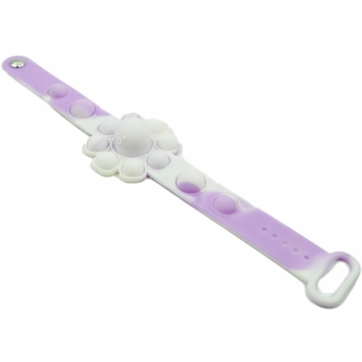 Pop It Now & Flip It játék, karakatit karkötő, többszínű szilikon