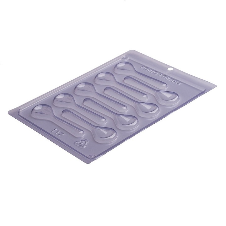 Matrita ciocolata Lingurite 10.7 x 3 cm, 9 cavitati, Porto Formas