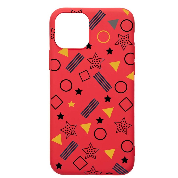 Husa Silicon, Compatibila Cu Apple iPhone 13 Pro, Star, rezistenta la uzura, R 137