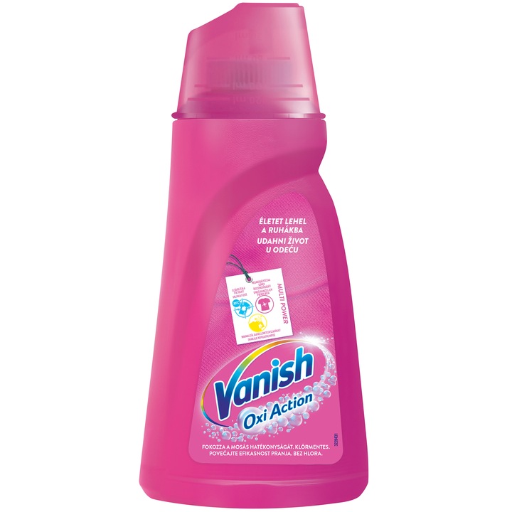 Vanish Oxi Action Folyékony Folteltávolító, PINK, 1l