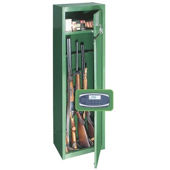 Seif electronic, arme si munitie, dulap pentru 5 arme, model GUN 5 EL RTR, 1500x370x265 mm, verde Seif electronic, arme si munitie, dulap pentru 5 arme, model GUN 5 EL RTR, 1500x370x265 mm, verde