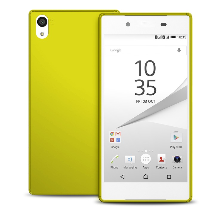 Калъф PURO 0.3 ULTRA SLIM, За Sony Xperia Z5, Лайм