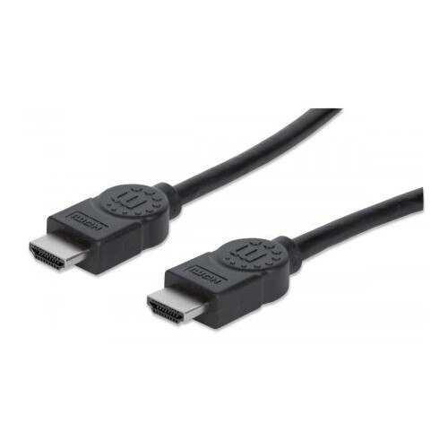 Cablu Manhattan HDMI-HDMI, canal Ethernet, 2m, Black