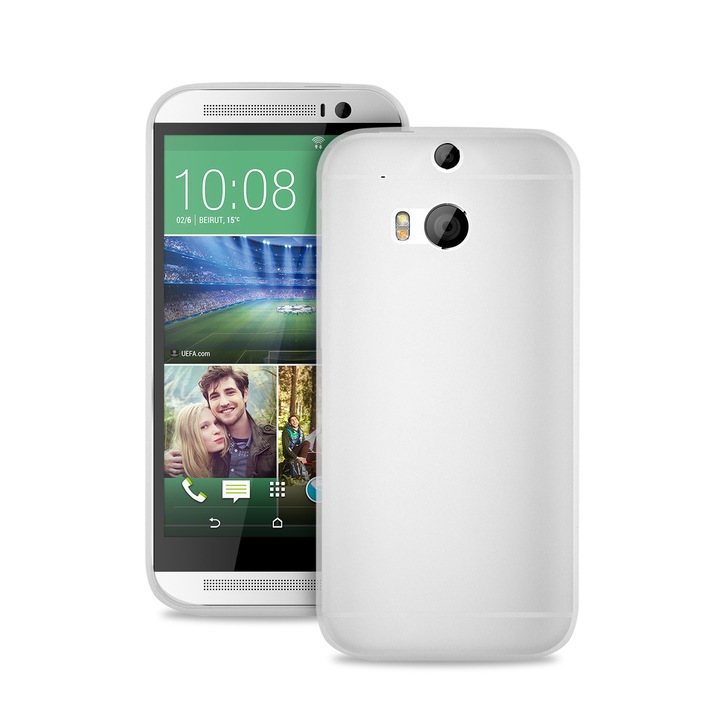 Калъф PURO 0.3 ULTRA SLIM, За HTC One M8 2014, Прозрачен