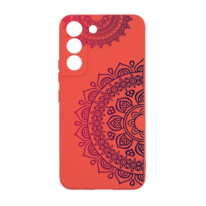 Силиконов калъф Unique за Samsung Galaxy S22 Plus, Lace Color, Red, R 63