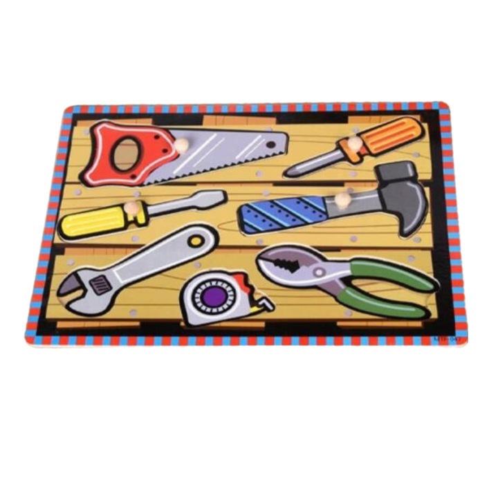 Magic Toys 7619710 Fa puzzle szerszámos