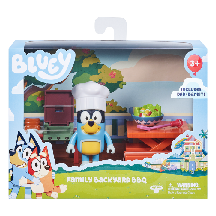 Комплект за игра Bluey - Барбекю в задния двор, С включена фигурка