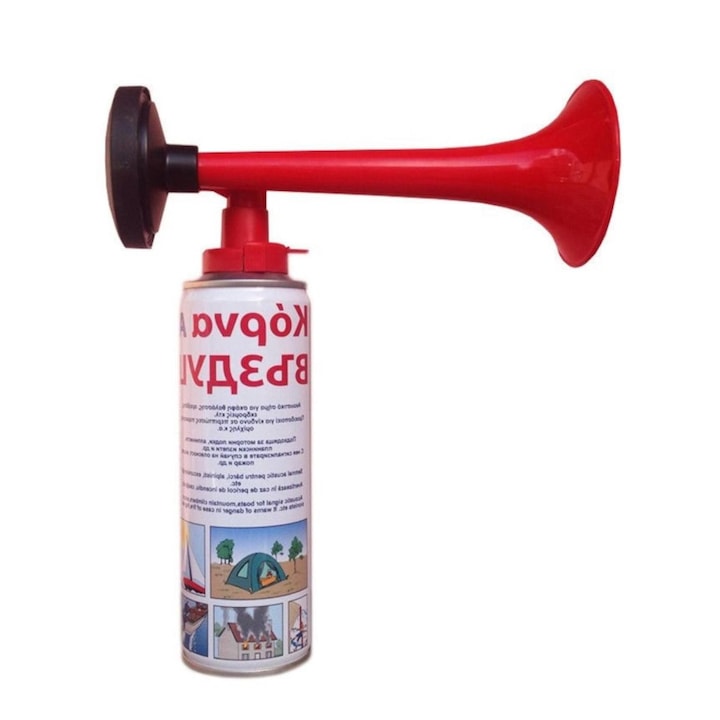 Goarna Spray Cu Aer Comprimat, Sirena, Sferique, 300ml