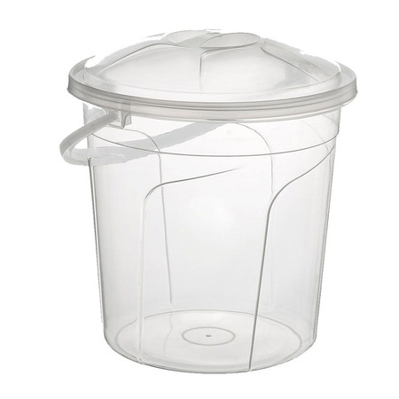 Galeata Transparenta Cu Capac Altom Design 15 L Emag Ro
