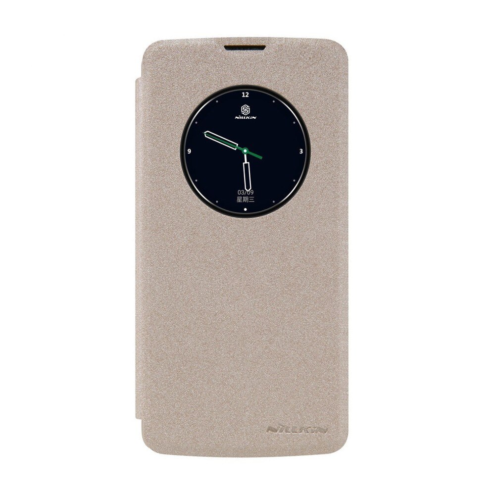 Husa book Nillkin Sparkle pentru LG K8, auriu