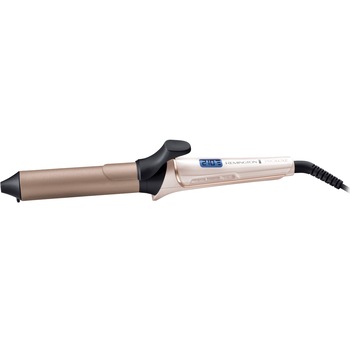 Ondulator Remington PROluxe CI9132, Invelis Grip-Tech, OPTIheat, 210°, 10 setari de temperatura, Functie PRO+, 32 mm, Auriu Ondulator Remington PROluxe CI9132, Invelis Grip-Tech, OPTIheat, 210°, 10 setari de temperatura, Functie PRO+, 32 mm, Auriu
