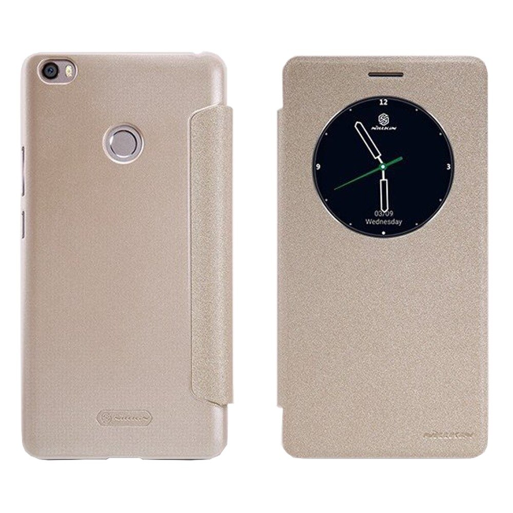 Husa book Nillkin Sparkle pentru Xiaomi Max, auriu