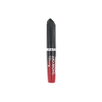 Ruj lichid mat Rimmel Show Off Matte Lip Velvet - Burning Lava Ruj lichid mat Rimmel Show Off Matte Lip Velvet - Burning Lava