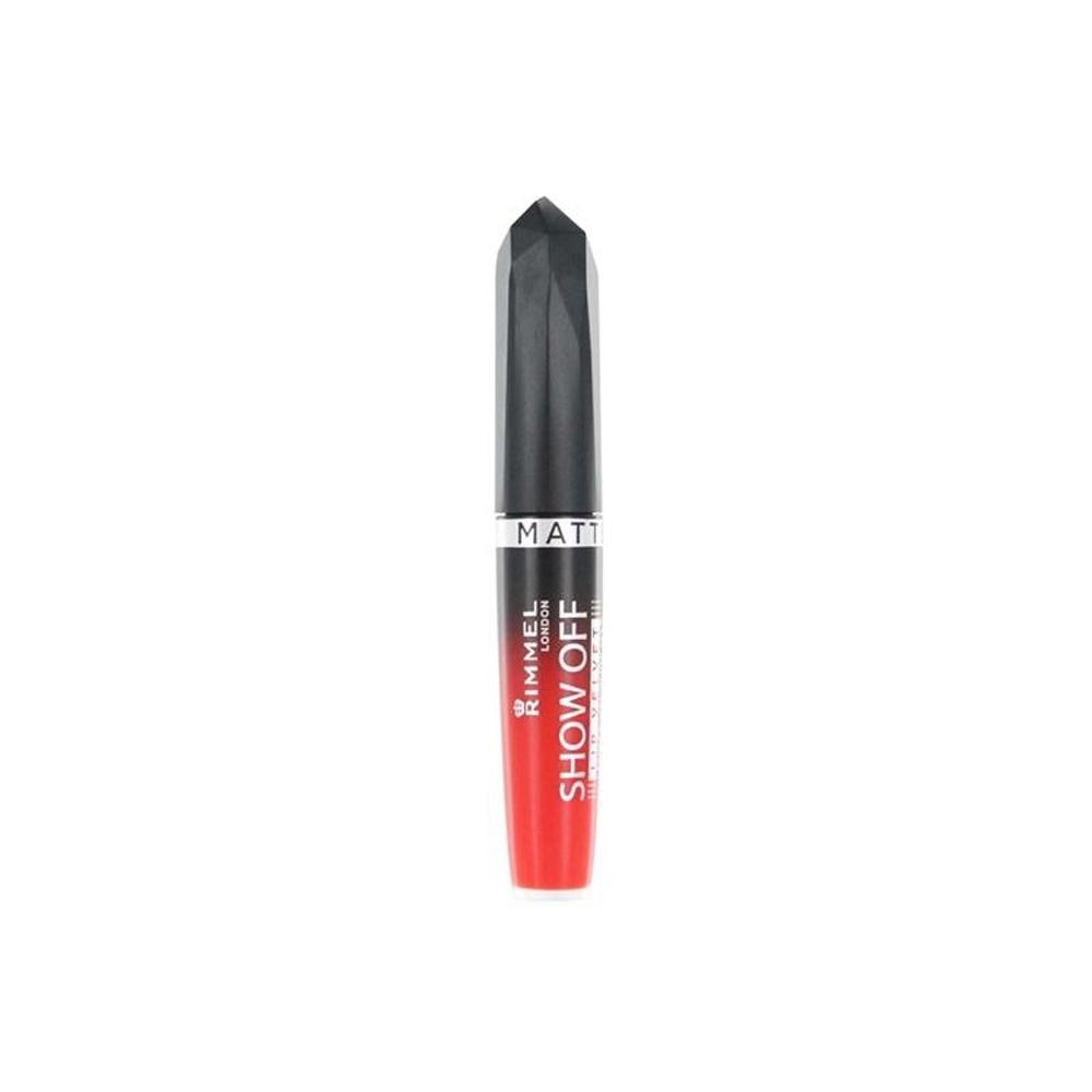 Ruj lichid mat Rimmel Show Off Matte Lip Velvet - Orange-Olagy