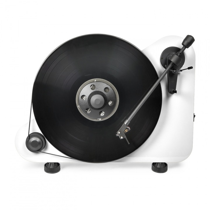 Вертикален грамофон Pro-Ject VT-E R (OM5e), Бял