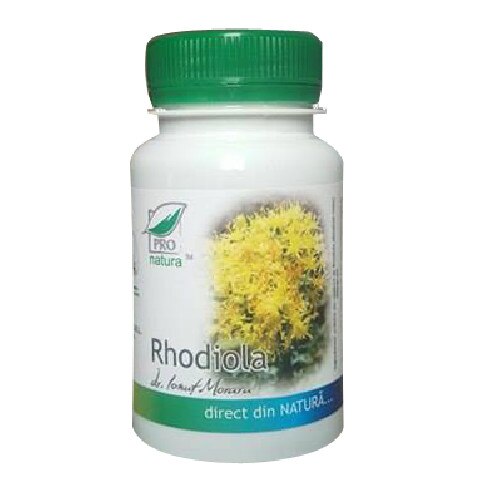 Rhodiola, 60 capsule, Pro Natura