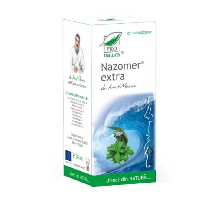 Spray nazal, Nazomer Extra, 30 ml, Pro Natura
