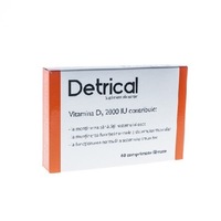 Detrical Vitamina D3 2000 UI, 60 comprimate, Zdrovit