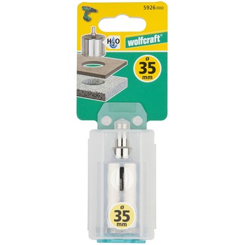 Carota diamantata Ceramic Wolfcraft 5926000, diametru 35 mm, lungime 45 mm Carota diamantata Ceramic Wolfcraft 5926000, diametru 35 mm, lungime 45 mm