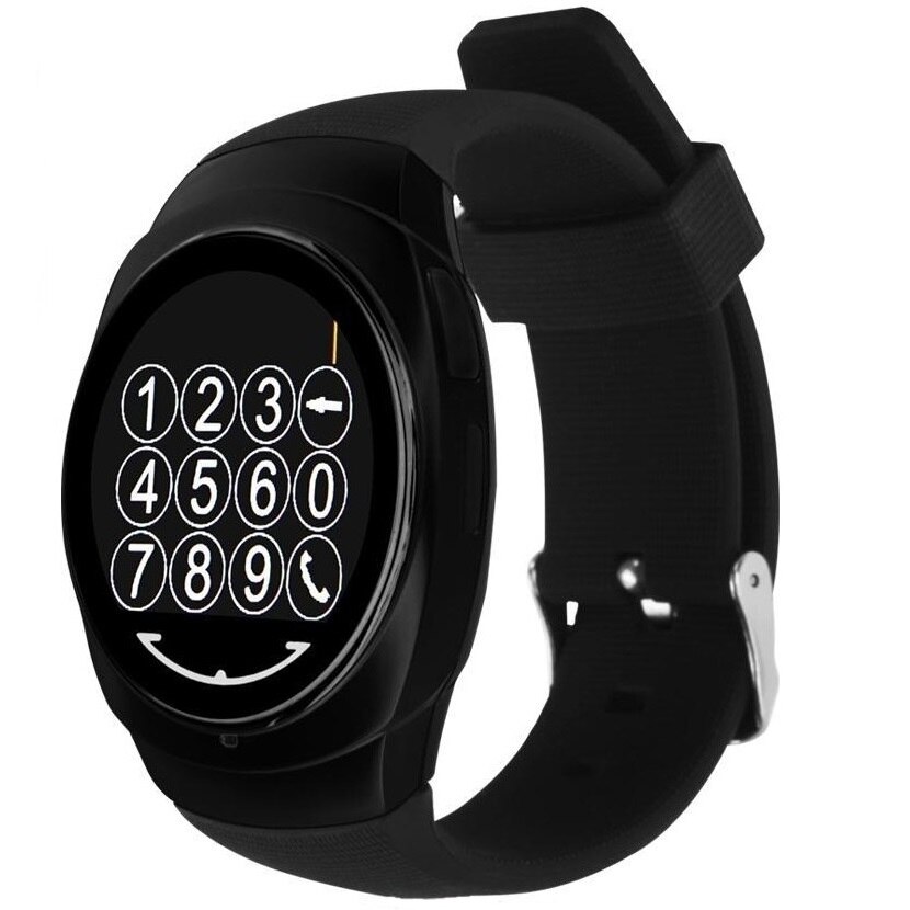 Ceas Smartwatch iUni O100, BT, LCD 1.3 Inch, Camera, Black