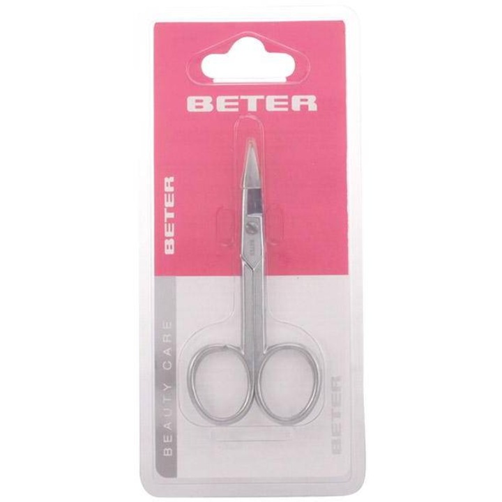 Forfecuta curbata pentru manichiura Beter, Tijera, crom