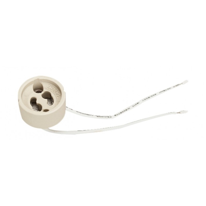 Lightex foglalat, GU10, Fehér