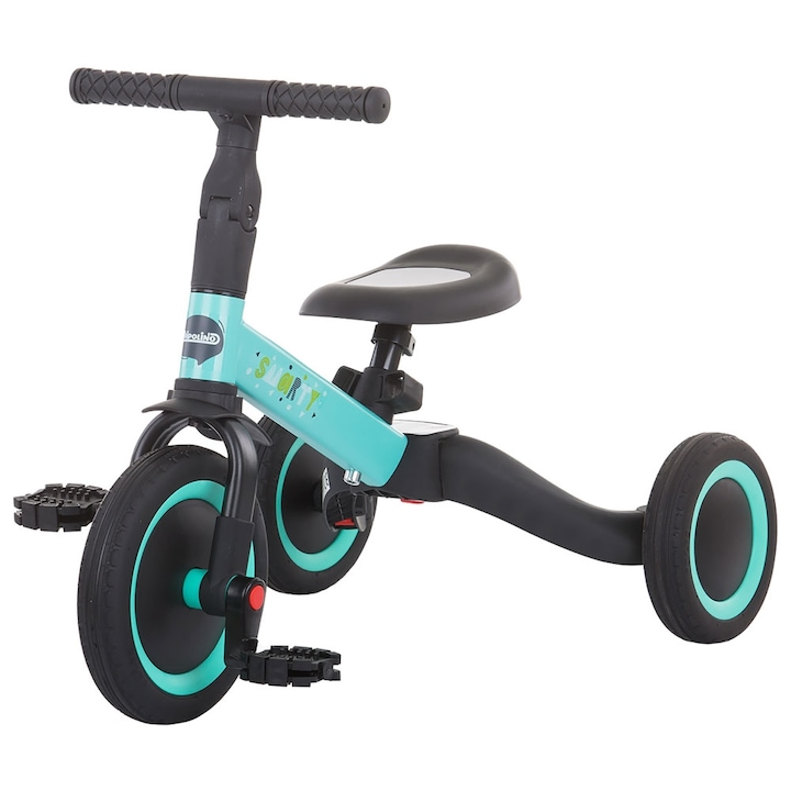 Tricicleta premium si bicicleta Chipolino Smarty 2 in 1 Mint