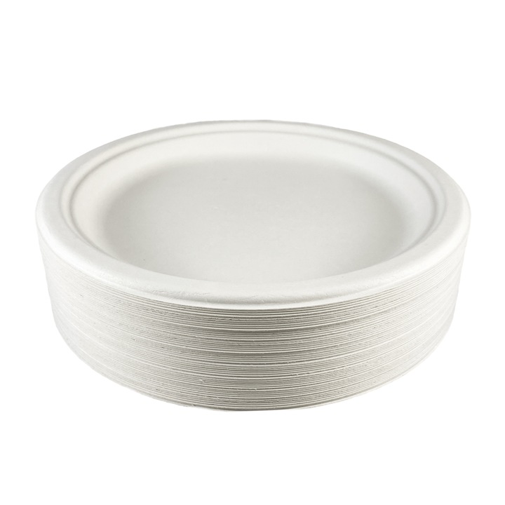 Set 50 bucati, farfurie Bio, 17 cm