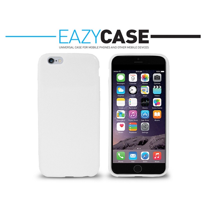 Husa telefon, Easy Case, Silicon, Pentru Apple iPhone 6, Alb
