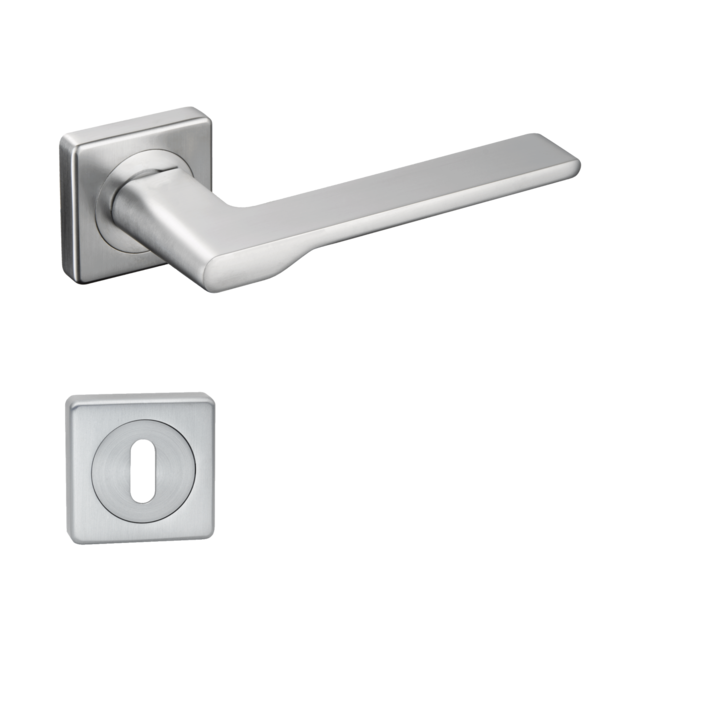 Kilincs Bussare Comfort VICTO Q708 matt króm tollas kulcsos rozettával