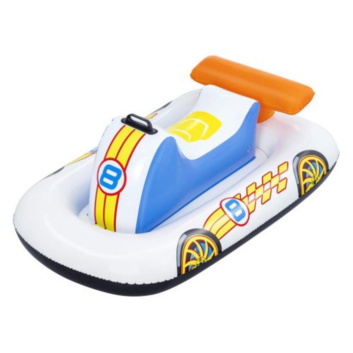 Barca gonflabila pentru copii Bestway, Sports Car Ride-on, 110cm x 75cm
