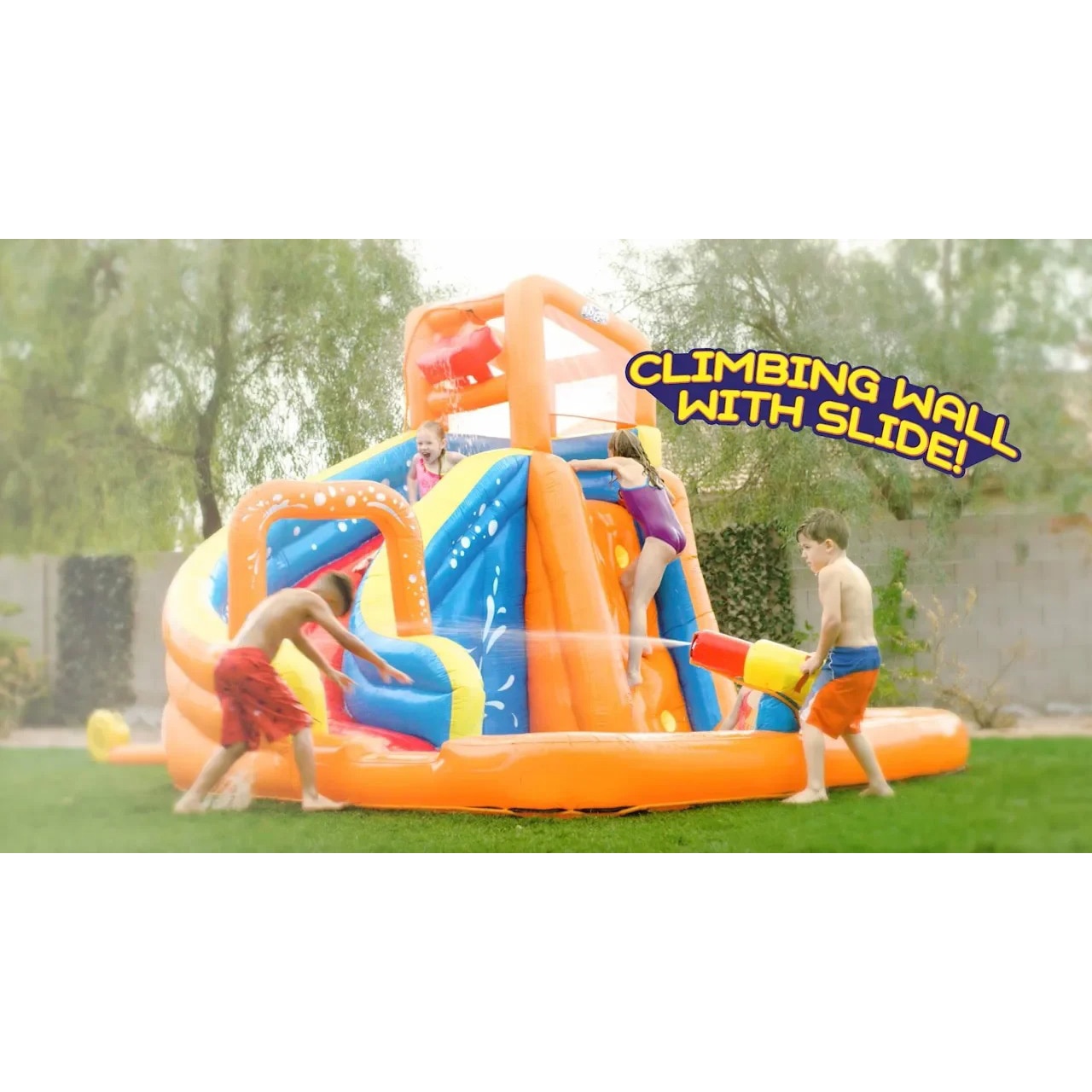 Inflatable Water Slide Turbo Splash Zone Mega Water Park Bestway